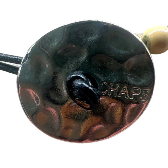 Vintage Chaps Beaded Necklace & Bracelet Set.  C23 - Picture 10 of 16